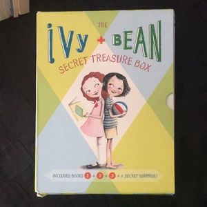Ivy & Bean book set 1-3 and fake hideaway book